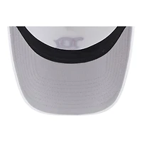 Boston Red Sox White Court Sport New Era 9FORTY A-Frame Trucker Snapback