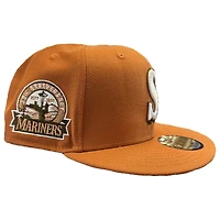 Seattle Mariners Orange 30th Anni Patch New Era 9FIFTY Snapback Hat