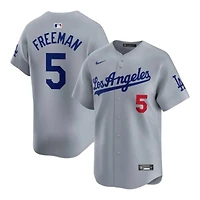 Youth Los Angeles Dodgers Freddie Freeman Nike Limited Gray Away Player Jersey