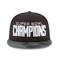 Philadelphia Eagles New Era Super Bowl LII Champions Trophy Collection Parade 9FIFTY Adjustable Hat – Black