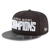 Philadelphia Eagles New Era Super Bowl LII Champions Trophy Collection Parade 9FIFTY Adjustable Hat – Black