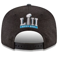 Philadelphia Eagles New Era Super Bowl LII Champions Trophy Collection Parade 9FIFTY Adjustable Hat – Black