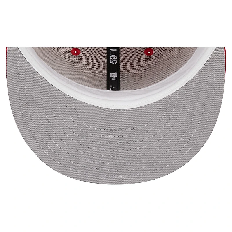 St. Louis Cardinals Red 2006 WS Patch Gray UV New Era 59FIFTY Fitted Hat