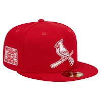St. Louis Cardinals Red Alternate 2006 WS Patch Gray UV New Era 59FIFTY Fitted Hat