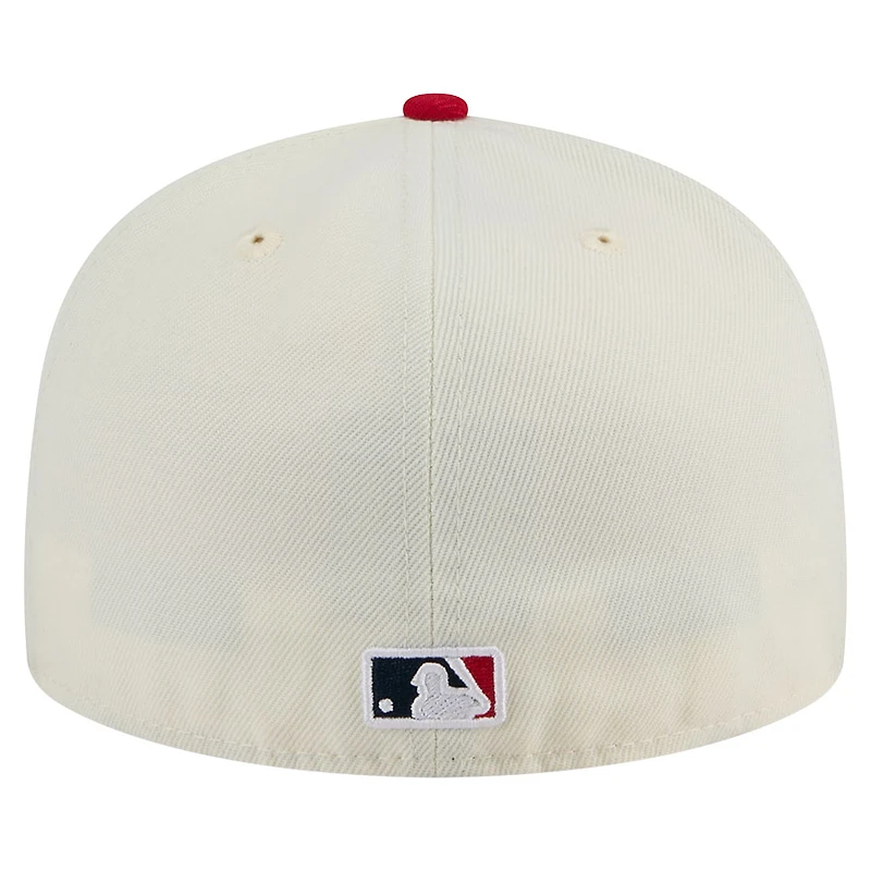St. Louis Cardinals Chrome and Red Two Tone Alternate Gray UV New Era 59FIFTY Fitted Hat