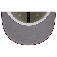 St. Louis Cardinals Chrome and Red Two Tone Cooperstown Alternate Gray UV New Era 59FIFTY Fitted Hat