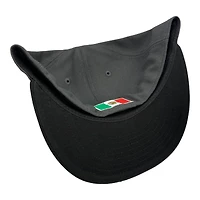 Mexico Charcoal Black Two Tone Flag Batterman UV New Era 59FIFTY Fitted Hat