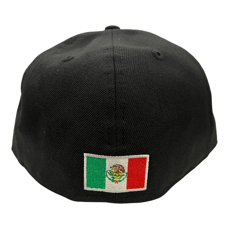 Mexico Black Flag Batterman UV New Era 59FIFTY Fitted Hat
