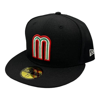 Mexico Black Flag Batterman UV New Era 59FIFTY Fitted Hat
