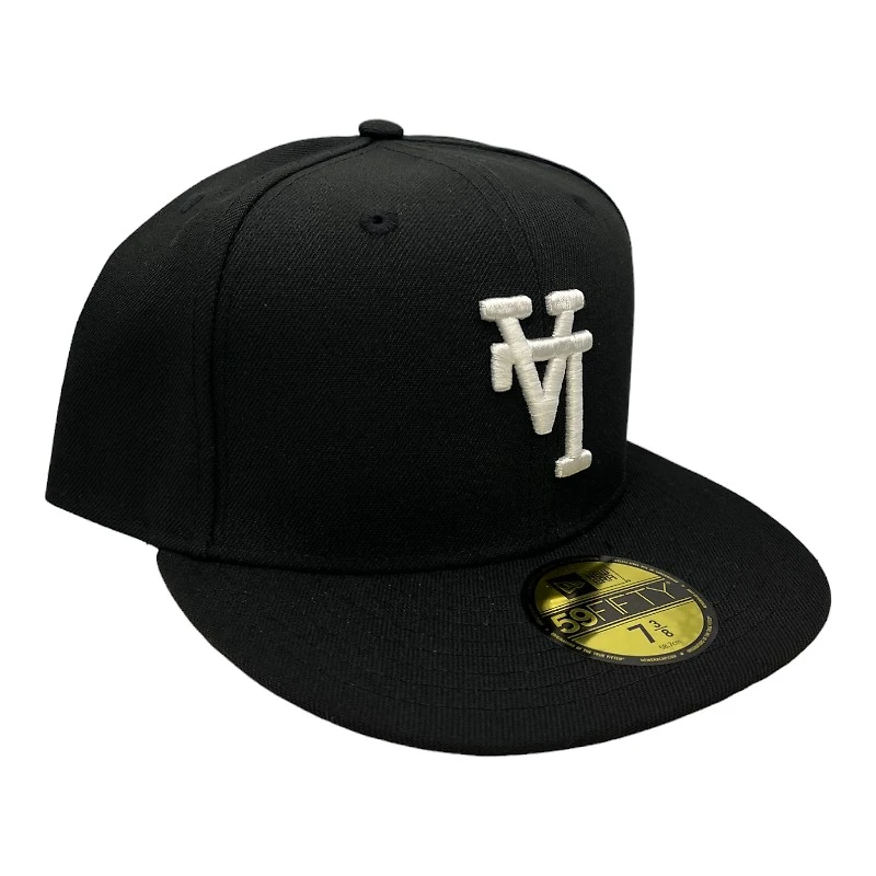 Los Angeles Dodgers Upside Down Logo Gray UV New Era 59FIFTY Fitted Hat