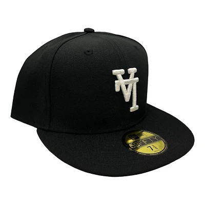 Los Angeles Dodgers Upside Down Logo Gray UV New Era 59FIFTY Fitted Hat