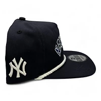 New York Yankees Navy Golfer Hat New Era Snapback Hat