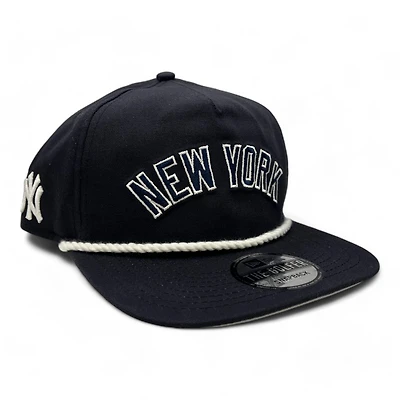 New York Yankees Navy Golfer Hat New Era Snapback Hat