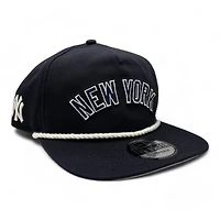 New York Yankees Navy Golfer Hat New Era Snapback Hat