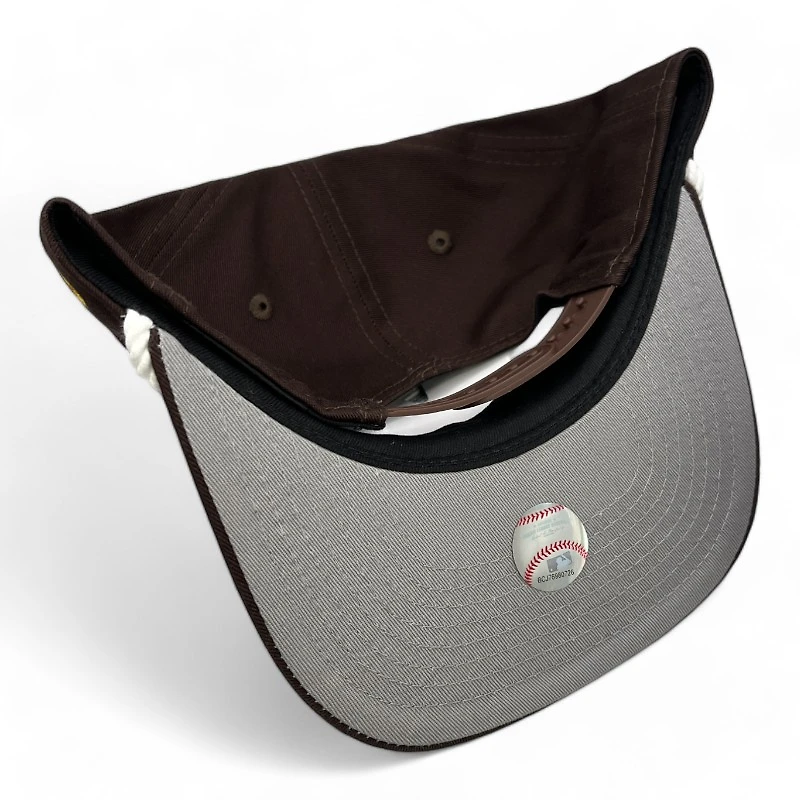 San Diego Padres Brown Golfer Hat New Era Snapback Hat