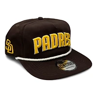 San Diego Padres Brown Golfer Hat New Era Snapback Hat