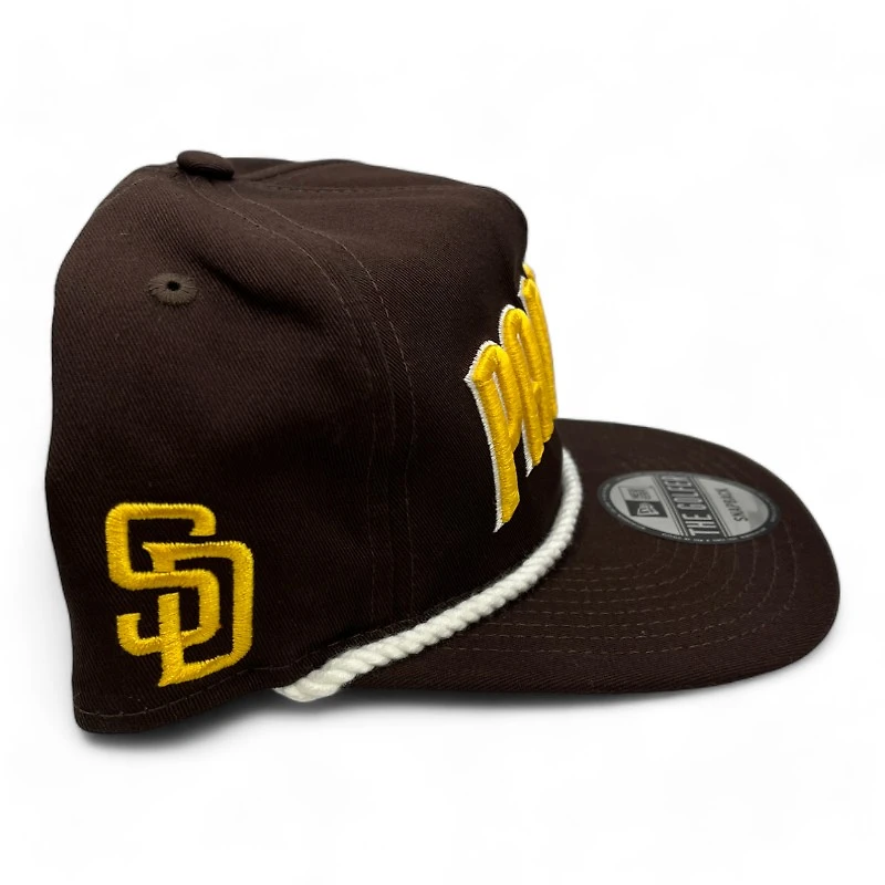 San Diego Padres Brown Golfer Hat New Era Snapback Hat