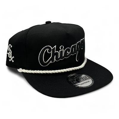 Chicago White Sox Black Golfer Hat New Era Snapback Hat