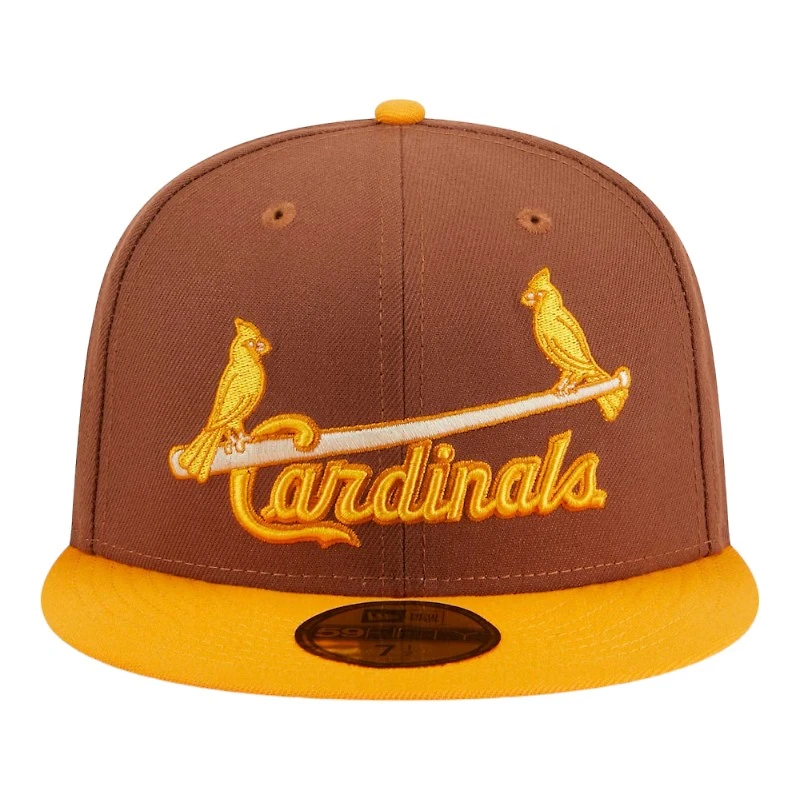 St. Louis Cardinals Brown Tiramisu Gray UV New Era 59FIFTY Fitted Hat