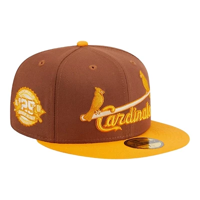 St. Louis Cardinals Brown Tiramisu Gray UV New Era 59FIFTY Fitted Hat