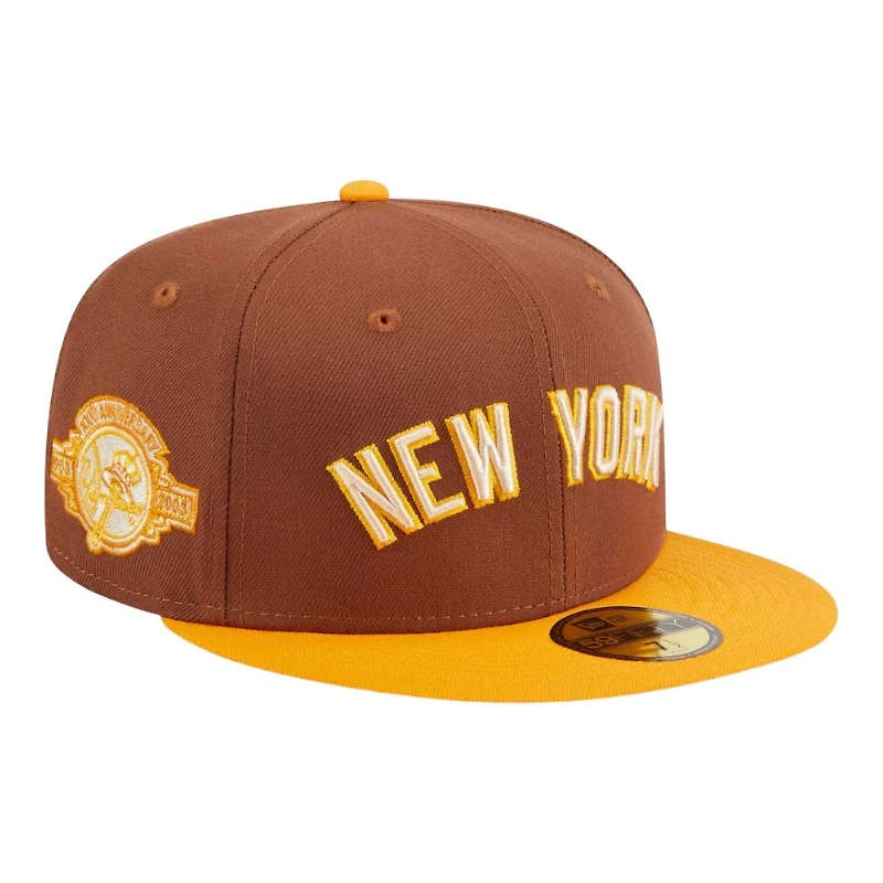 New York Yankees Brown Tiramisu Gray UV Era 59FIFTY Fitted Hat