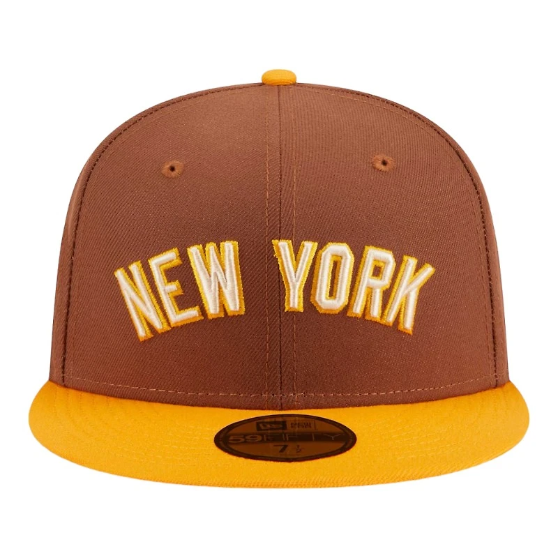 New York Yankees Brown Tiramisu Gray UV Era 59FIFTY Fitted Hat