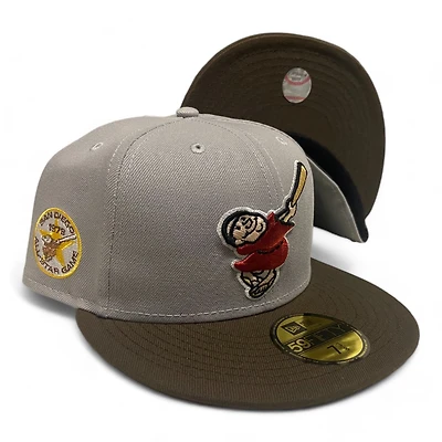 San Diego Padres Gray Brown Two Tone 1978 ASG Patch UV New Era 59Fifty Fitted Hat