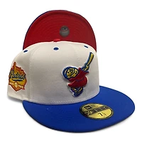 San Diego Padres White Royal Blue Two Tone Patch Red UV New Era 59Fifty Fitted Hat