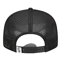 Seattle Mariners Black Mesh Trucker New Era 9FIFTY Snapback Hat