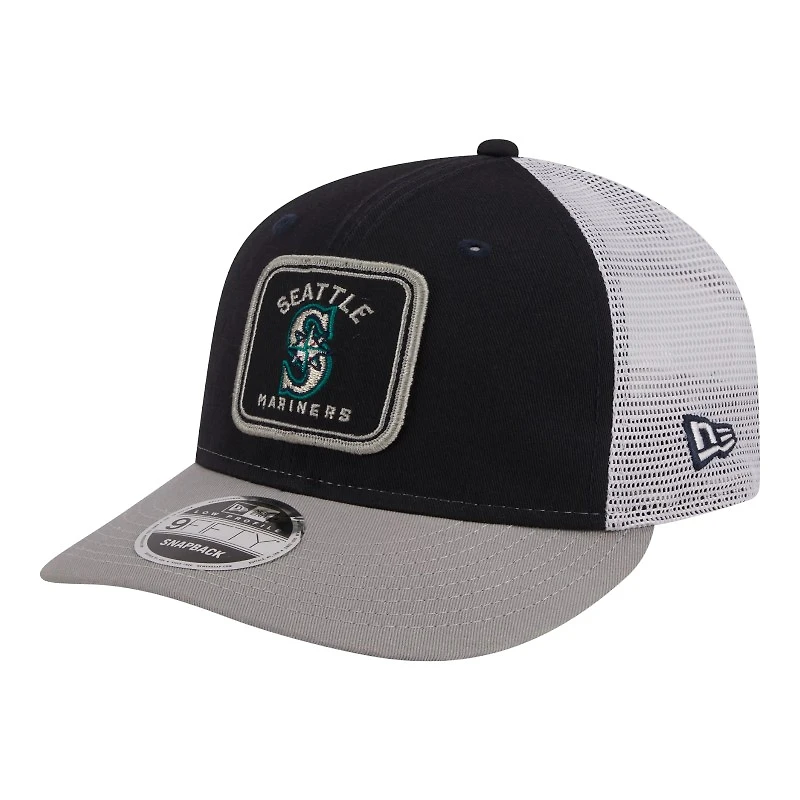 Seattle Mariners Navy Squared Low Profile 9FIFTY Snapback Hat