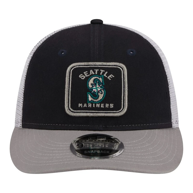 Seattle Mariners Navy Squared Low Profile 9FIFTY Snapback Hat