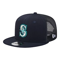 Seattle Mariners Navy Mesh Trucker New Era 9FIFTY Snapback Hat