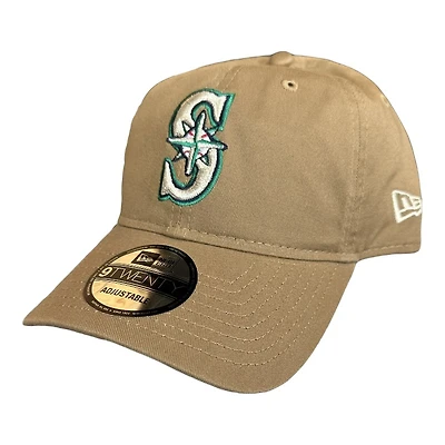 Seattle Mariners Camel Brown New Era 9TWENTY Adjustable Hat