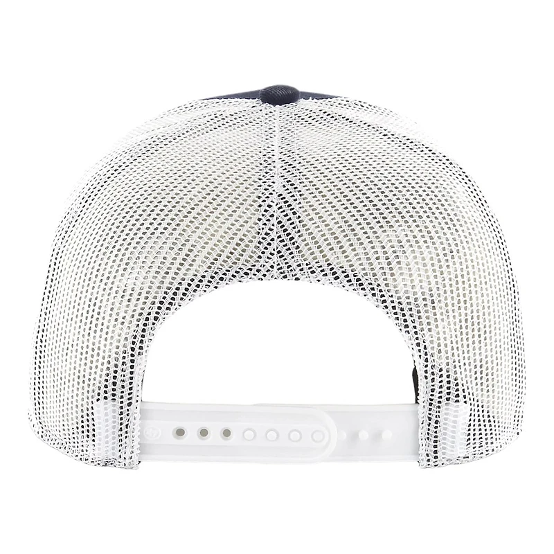 Seattle Mariners 47 Brand Navy White Trucker Mesh Adjustable Hat