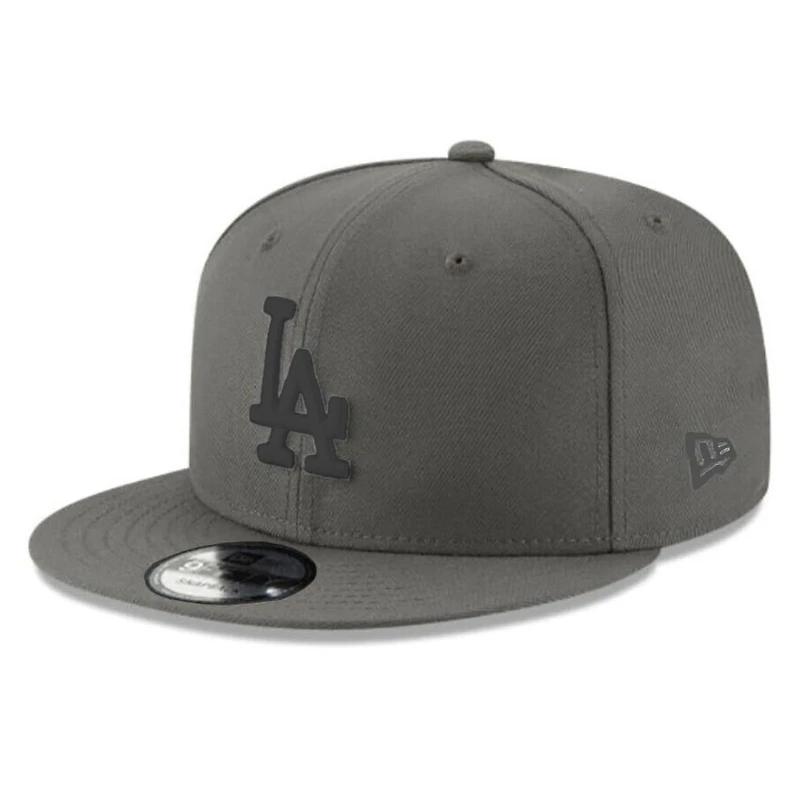 Los Angeles Dodgers Charcoal and Dark Grey Basic New Era 9FIFTY Snapback Hat