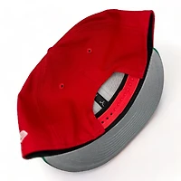 Mexico Red and Green Flag Side Patch Gray UV New Era 9FIFTY Snapback Hat