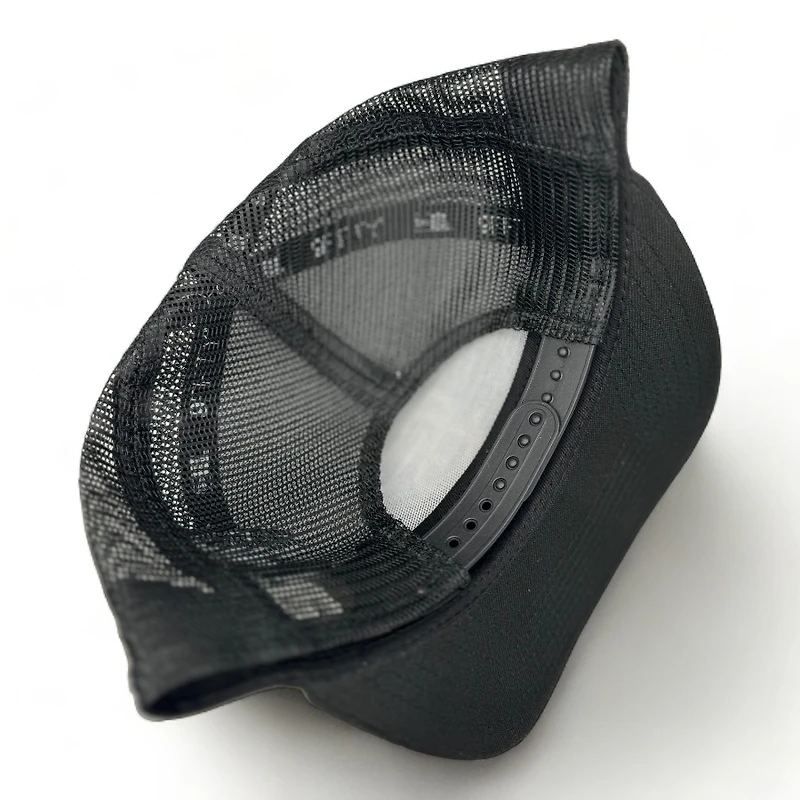 St. Louis Cardinals All Black Gold Logo Trucker Mesh New Era A-Frame 9FORTY Snapback Hat