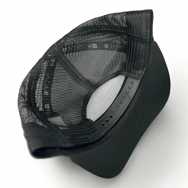 St. Louis Cardinals All Black Trucker Mesh New Era A-Frame 9FORTY Snapback Hat