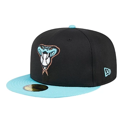 Arizona Diamondbacks Black Teal 2024 Batting Practice New Era 59FIFTY Fitted Hat