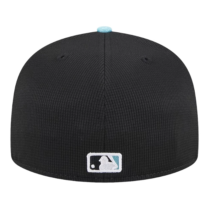 Arizona Diamondbacks Black Teal 2024 Batting Practice New Era 59FIFTY Fitted Hat