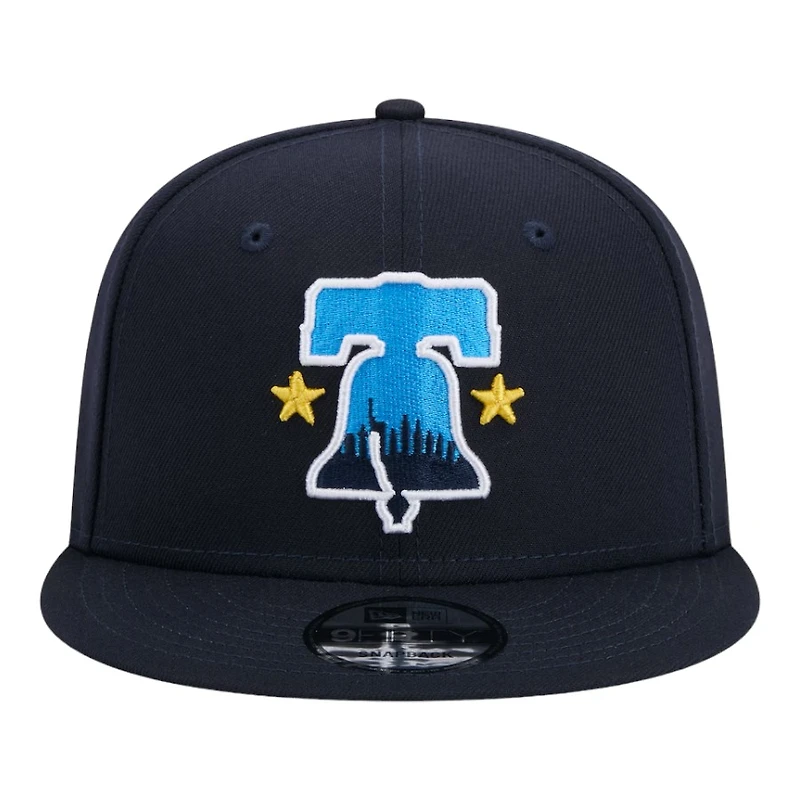 Philadelphia Phillies Navy City Connect New Era 9FIFTY Snapback Hat