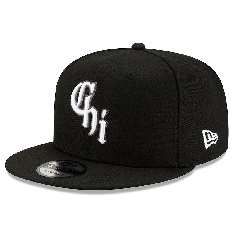 Chicago White Sox Black City Connect New Era 9FIFTY Snapback Hat