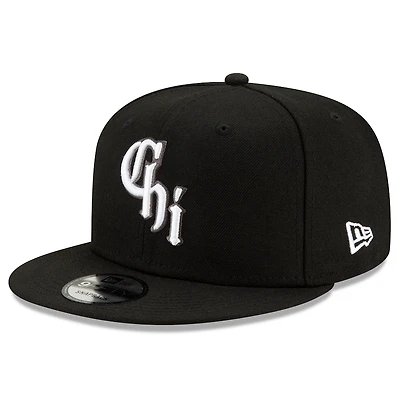 Chicago White Sox Black City Connect New Era 9FIFTY Snapback Hat