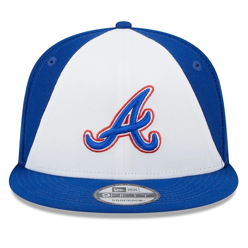 Atlanta Braves White Royal City Connect New Era 9FIFTY Snapback Hat