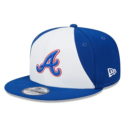 Atlanta Braves White Royal City Connect New Era 9FIFTY Snapback Hat