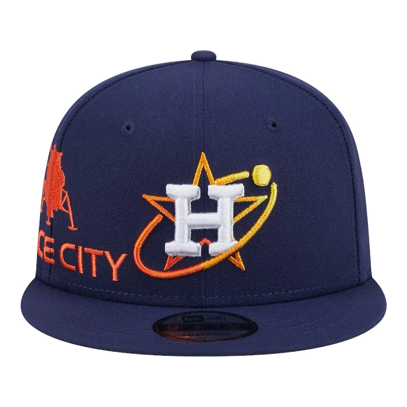 Houston Astros Navy City Connect Icon New Era 9FIFTY Snapback Hat