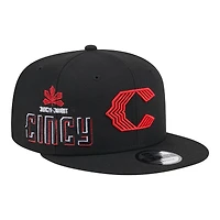 Cincinnati Reds Black City Connect Icon New Era 9FIFTY Snapback Hat
