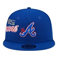 Atlanta Braves Royal City Connect Icon New Era 9FIFTY Snapback Hat