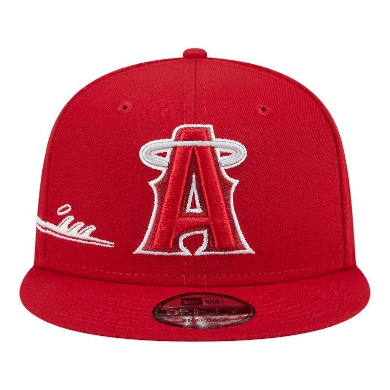 Anaheim Angels Red City Connect Icon New Era 9FIFTY Snapback Hat
