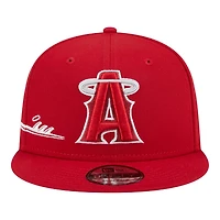 Anaheim Angels Red City Connect Icon New Era 9FIFTY Snapback Hat
